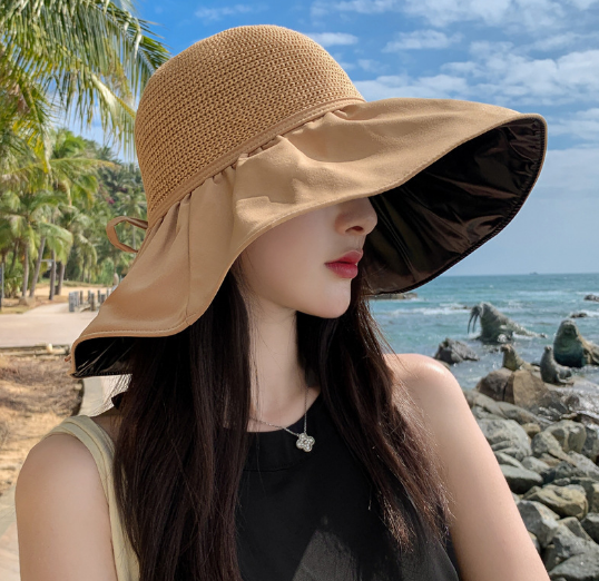 Mũ chống nắng vành to thời trang, nón rộng vành nữ cao cấp