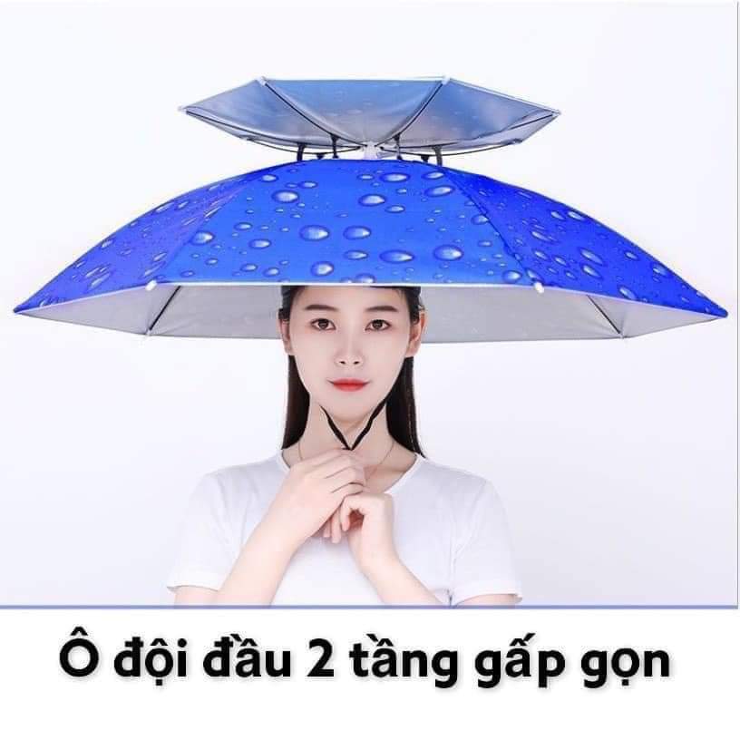 Dù đội đầu dã ngoại 2 tầng cao cấp chất liệu nhẹ bền thoáng mát