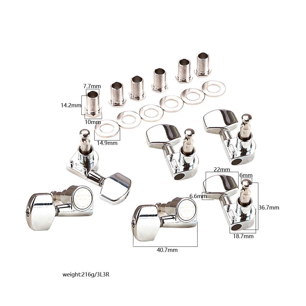 6 Pieces  Peg Universal  Keys Wear Resistant DIY Durable for Acoustic Guitar