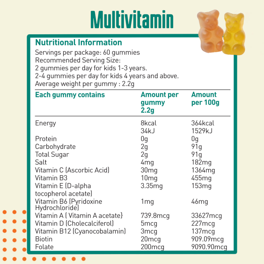Combo 2 hũ kẹo dẻo dinh dưỡng Gumazing Gummy Vitamin D3 & Canxi + Multivitamin giúp xương chắc khỏe, tăng cường sức khỏe cho bé