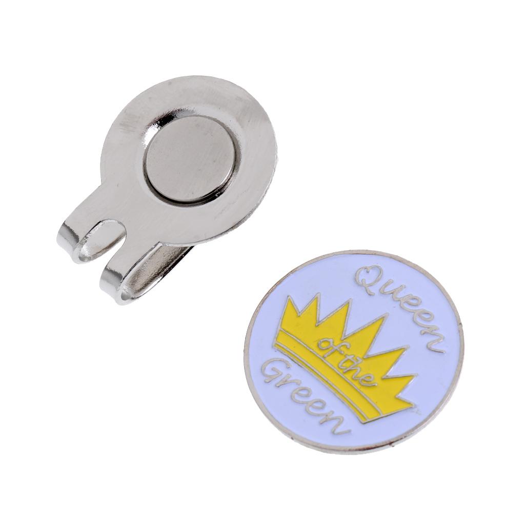 Alloy Golf Hat / Cap / Visor Clip with Magnetic Golf Ball Marker Golf Accessories