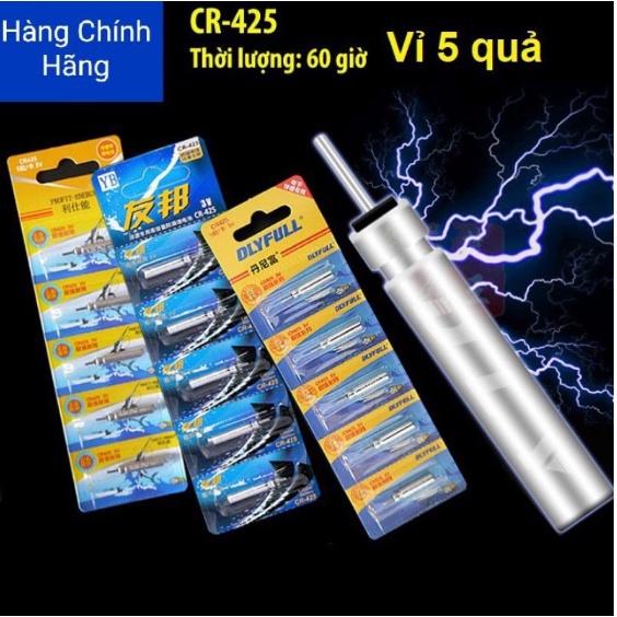 Pin Điện Tử CR-425 Lắp Phao Câu Đài Câu Đêm PIN-CR-425, Pin Phao Đêm