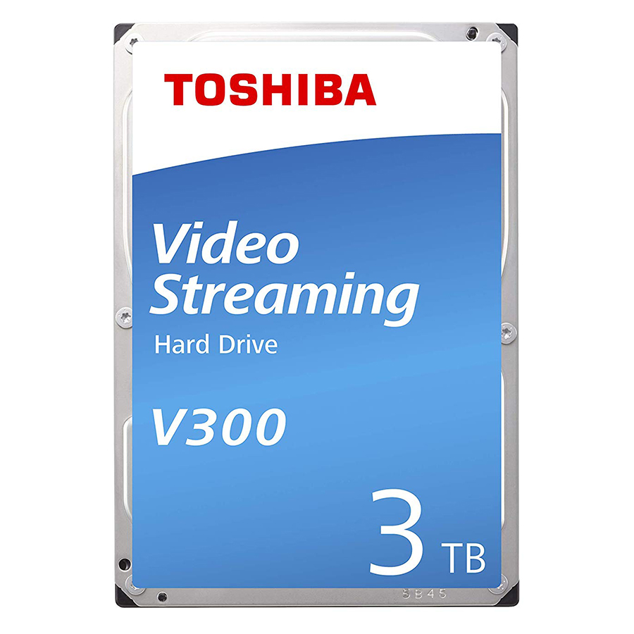 Ổ Cứng HDD Toshiba 3.5&amp;quot; 3TB VideoStream V300 series (64MB) 5940rpm SATA3 (6Gb/s) HDWU130UZSVA - Hàng Chính Hãng