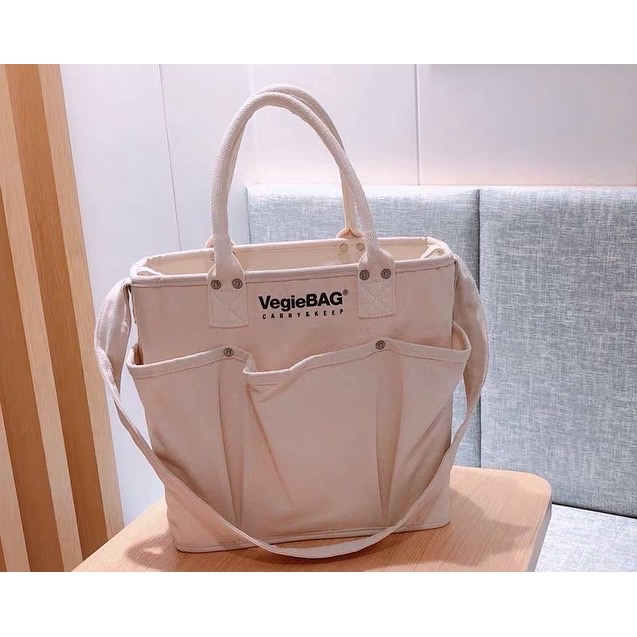 Túi Xách Bỉm Sữa Nhiều Ngăn Cho Mẹ VegieBag Phong Cách Hàn Quốc