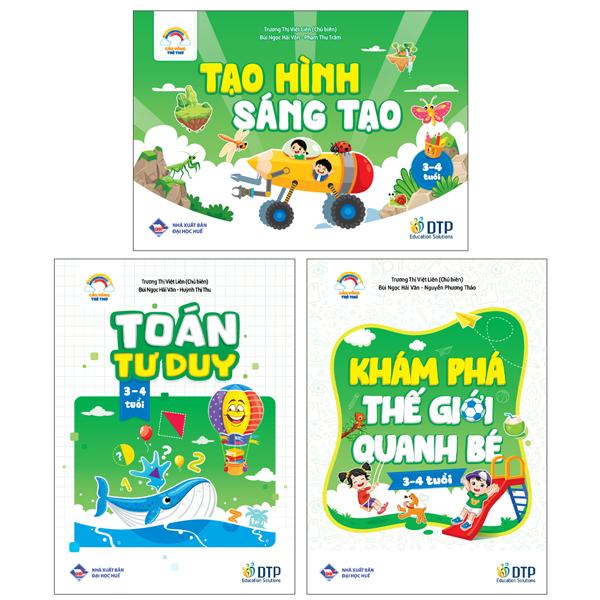 Sách - Bộ Sách Cầu Vồng Trẻ Thơ - Dành Cho Trẻ 3-4 Tuổi (Bộ 3 Quyển)