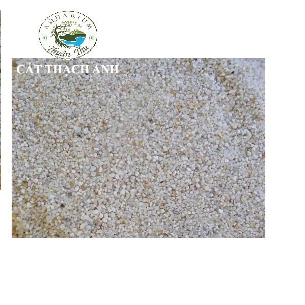 Cát thạch anh 1mm trang trí bể thủy sinh, bể cá