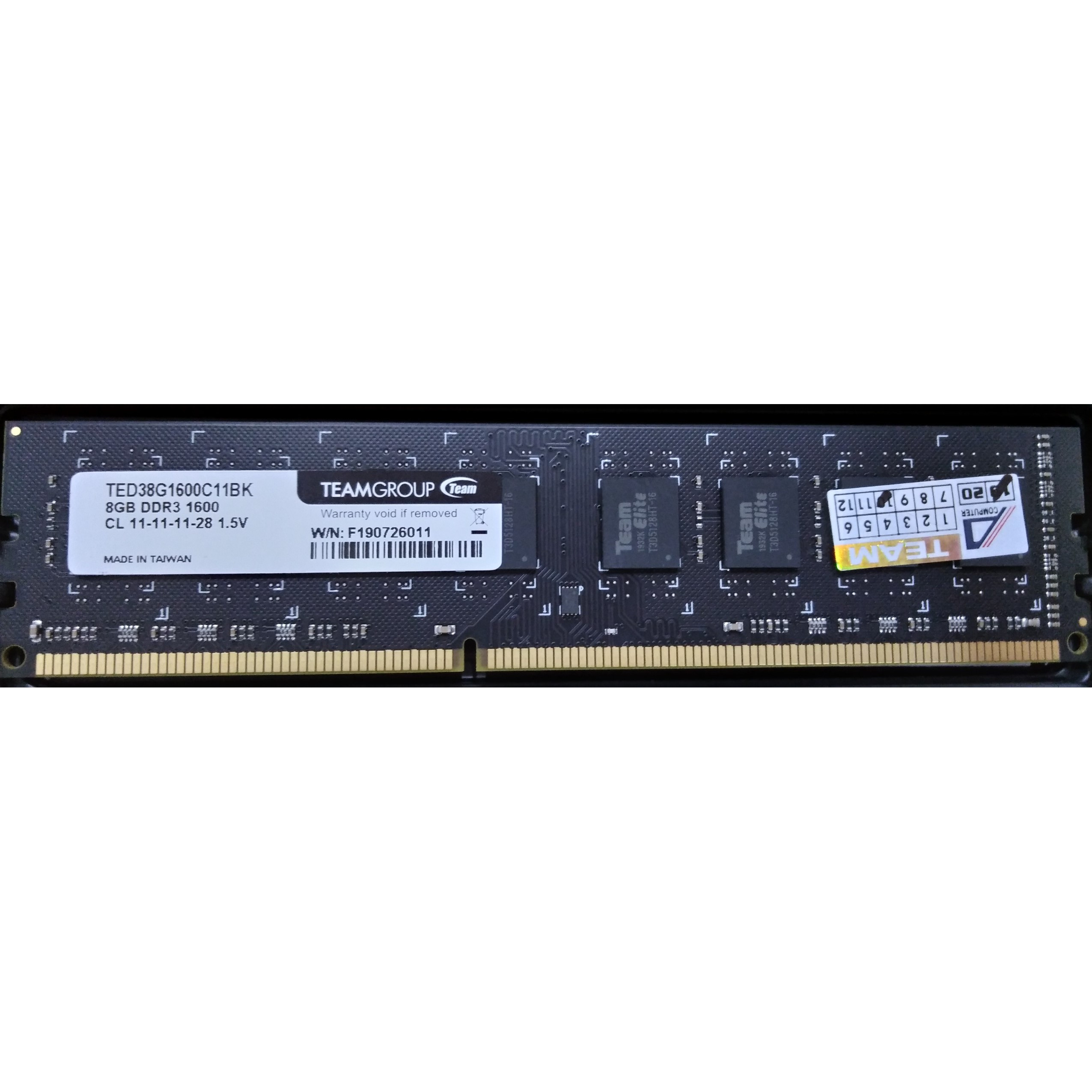 Ram Team Group Elite DDR3 ( 1x8GB ) 1600