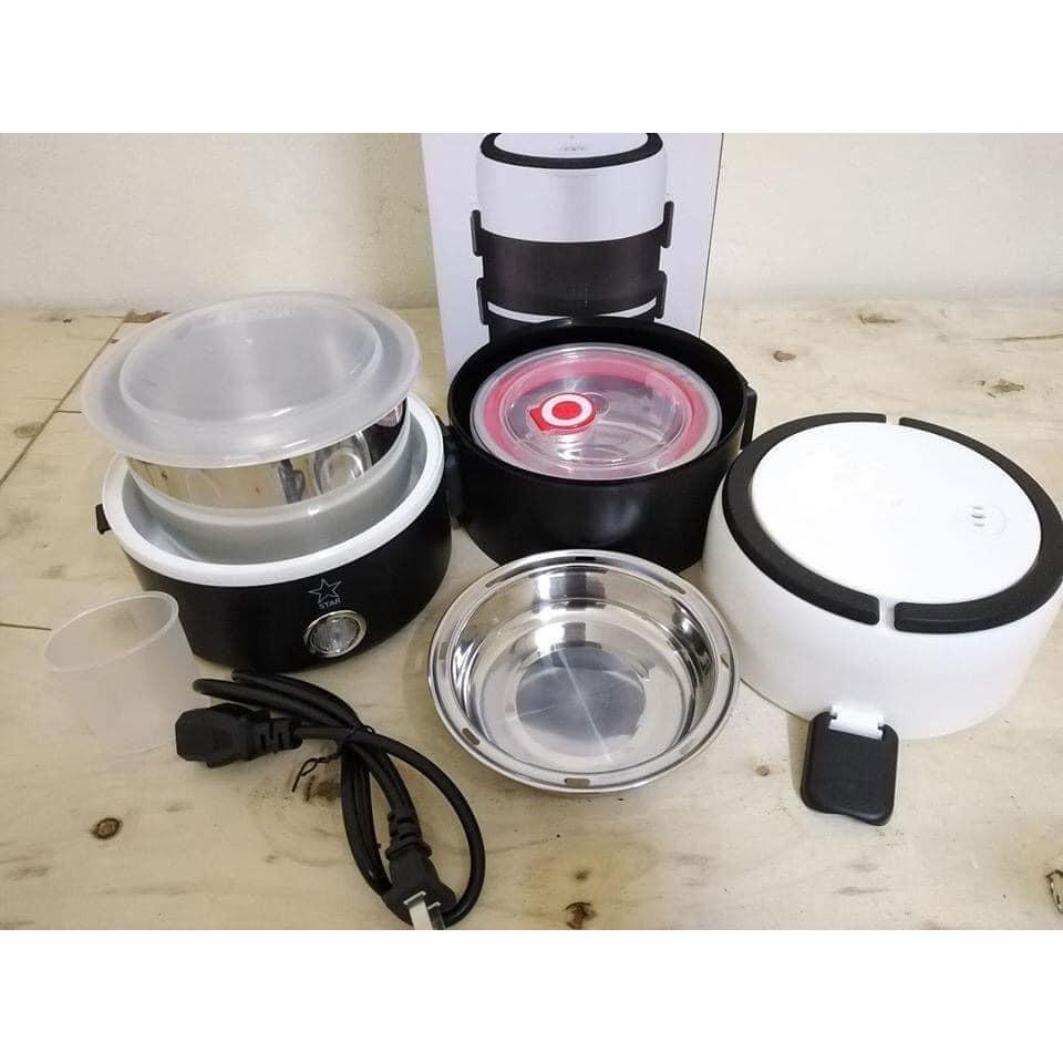 HỘP CƠM 3 TẦNG INOX CẮM ĐIỆN TIỆN DỤNG
