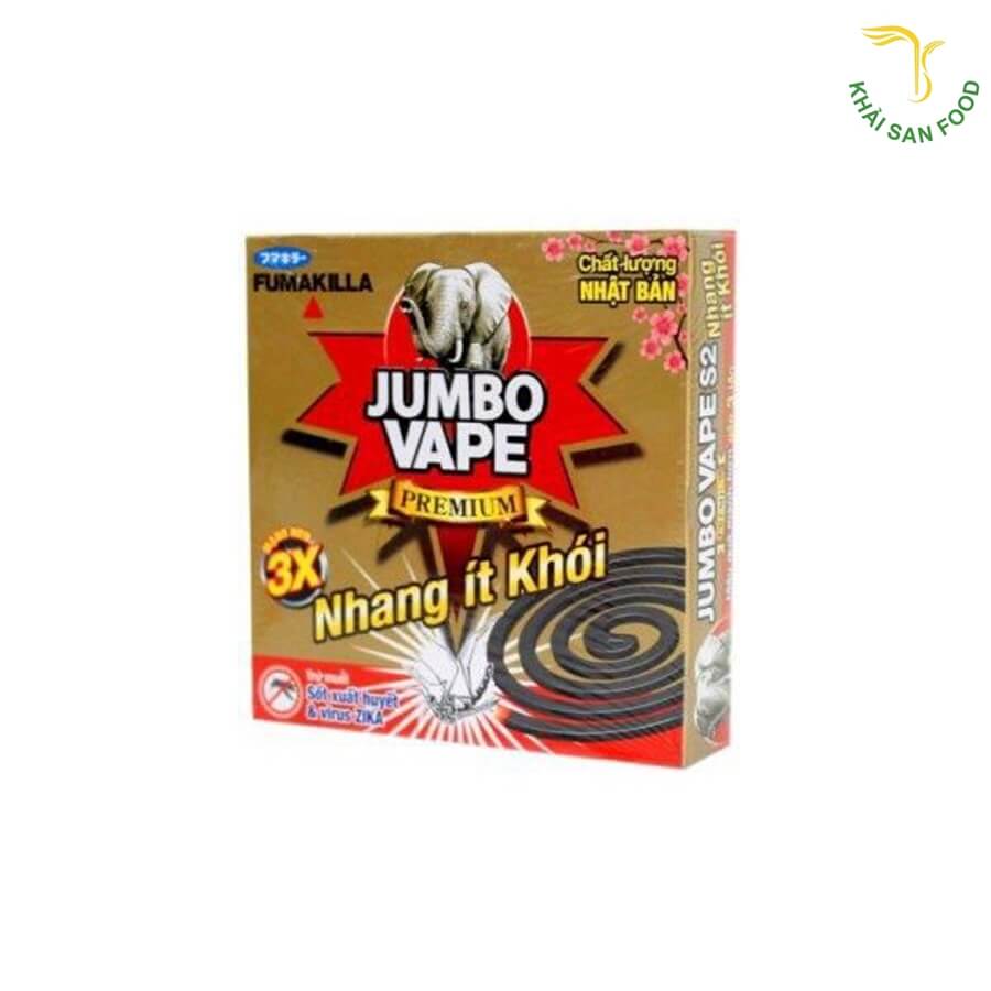 10 Hộp nhang đuổi muỗi ít khói Jumbo mỗi hộp có 10 khoanh tặng thêm 2 khoanh