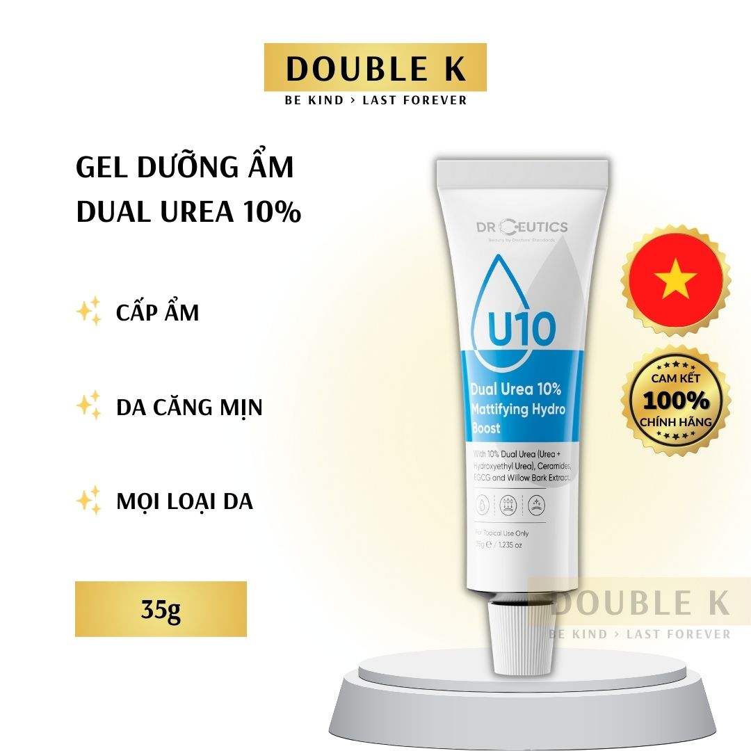 Gel Cấp Ẩm DrCeutics Dual Urea 10% Mattifying Hydro Boost - Double K