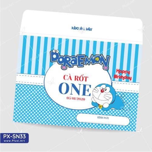 Thiệp thôi nôi – sinh nhật theo yêu cầu Pluxi