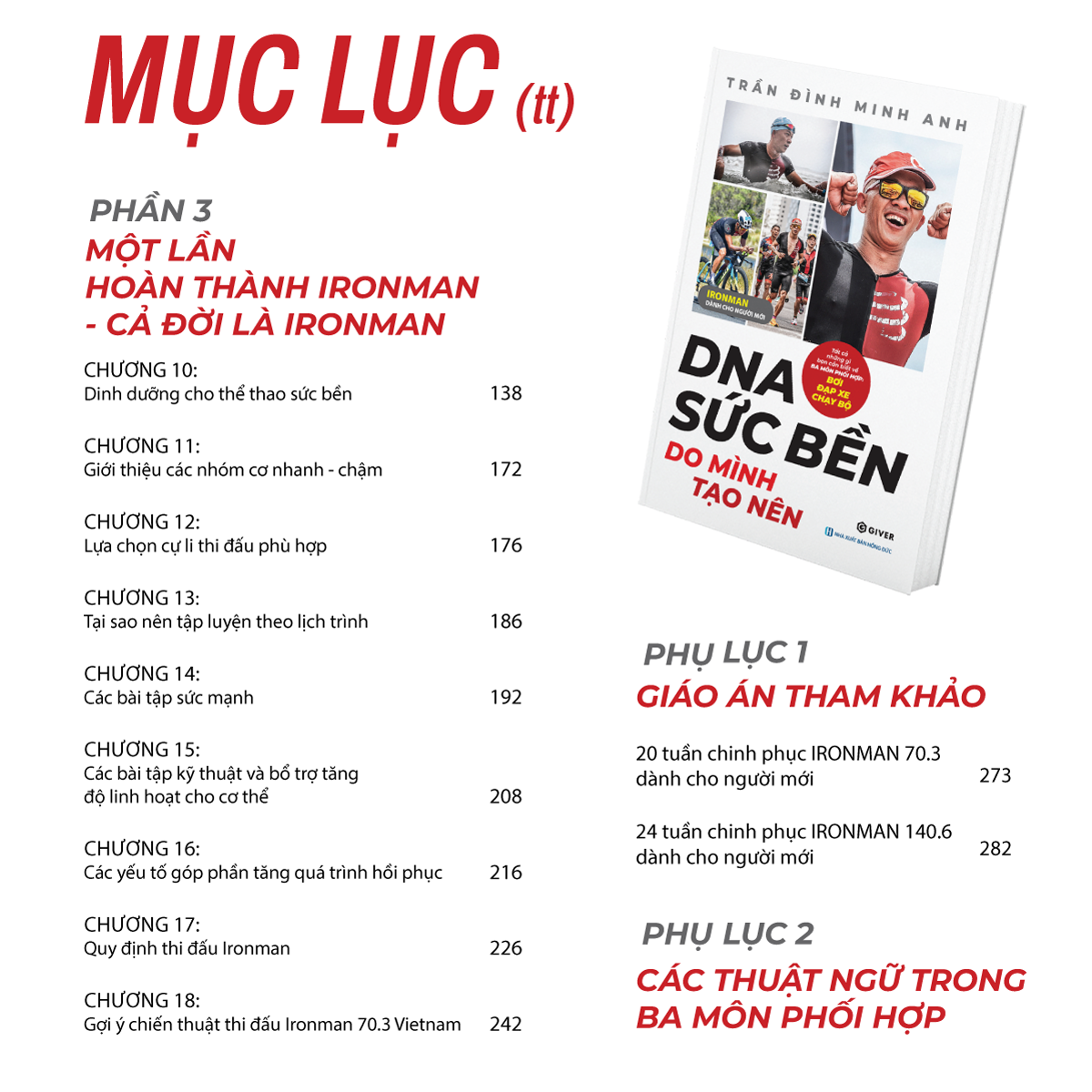 DNA Sức Bền Do Mình Tạo Nên - Tất Cả Những Điều Bạn Cần Biết Về Ba Môn Phối Hợp: Bơi - Đạp xe - Chạy bộ - Ironman Dành Cho Người Mới Bắt Đầu