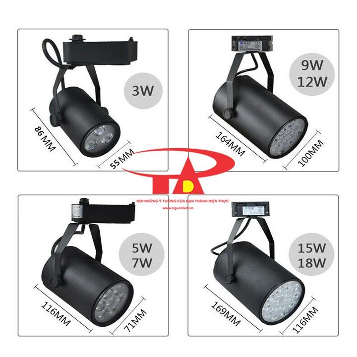 Đèn led thanh ray 5w - Đèn rọi tranh 5w