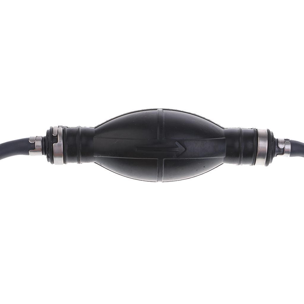 Fuel Line Hose Bulb Kit Outboard Boat Tank Connectors for