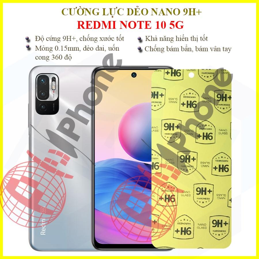 Dán cường lực dẻo nano dành cho Xiaomi Redmi Note 10 5G