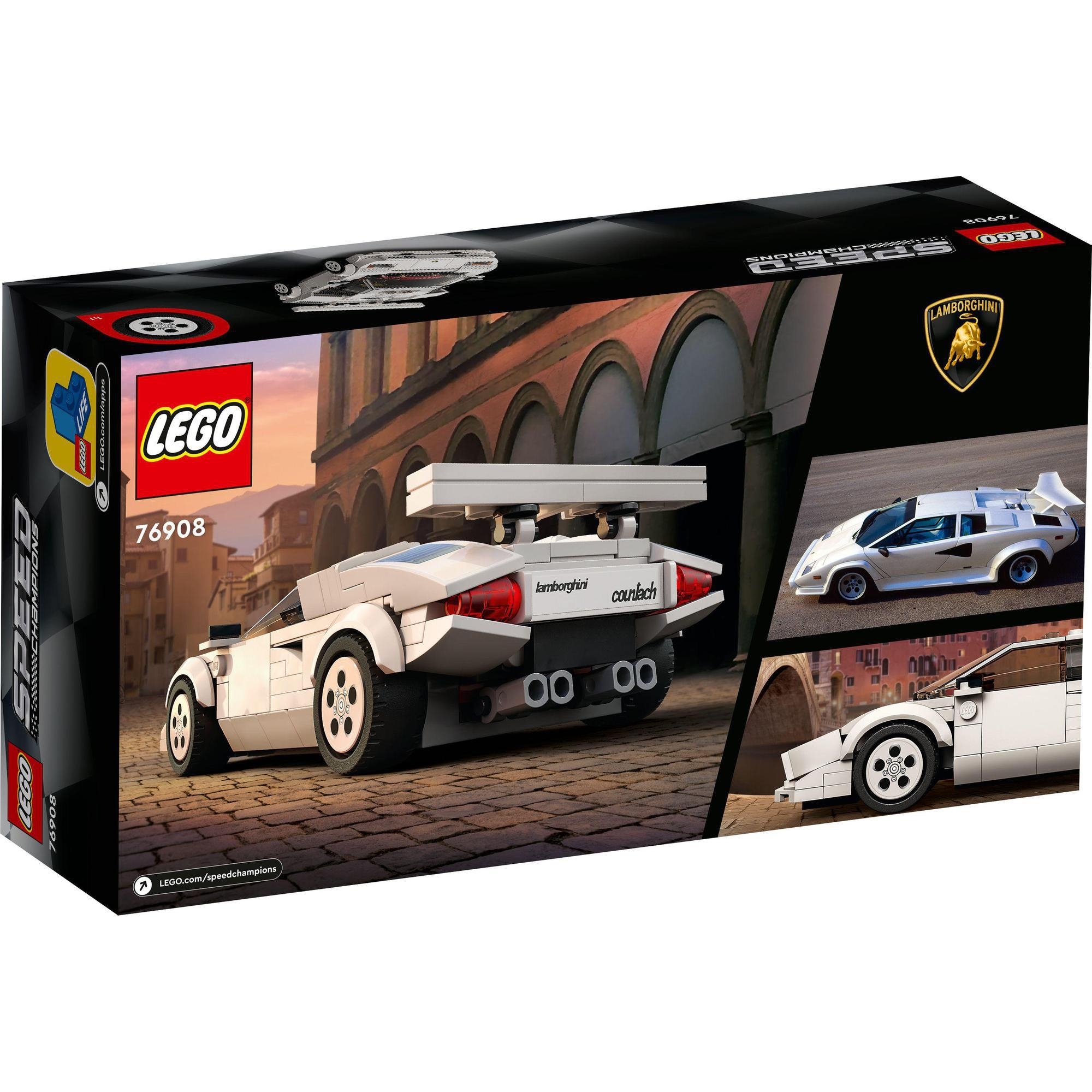 LEGO Speed Champions 76908 Siêu Xe Lamborghini Countach (262 chi tiết)