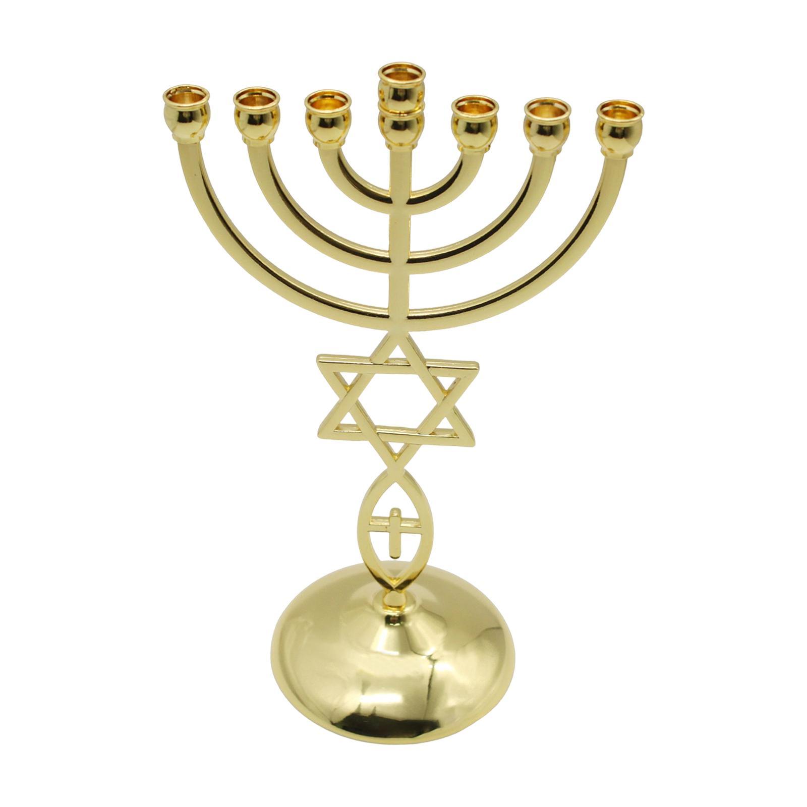 Catholic Candelabra Decoration Metal Candle Holder for Dinner Table 3-Candle