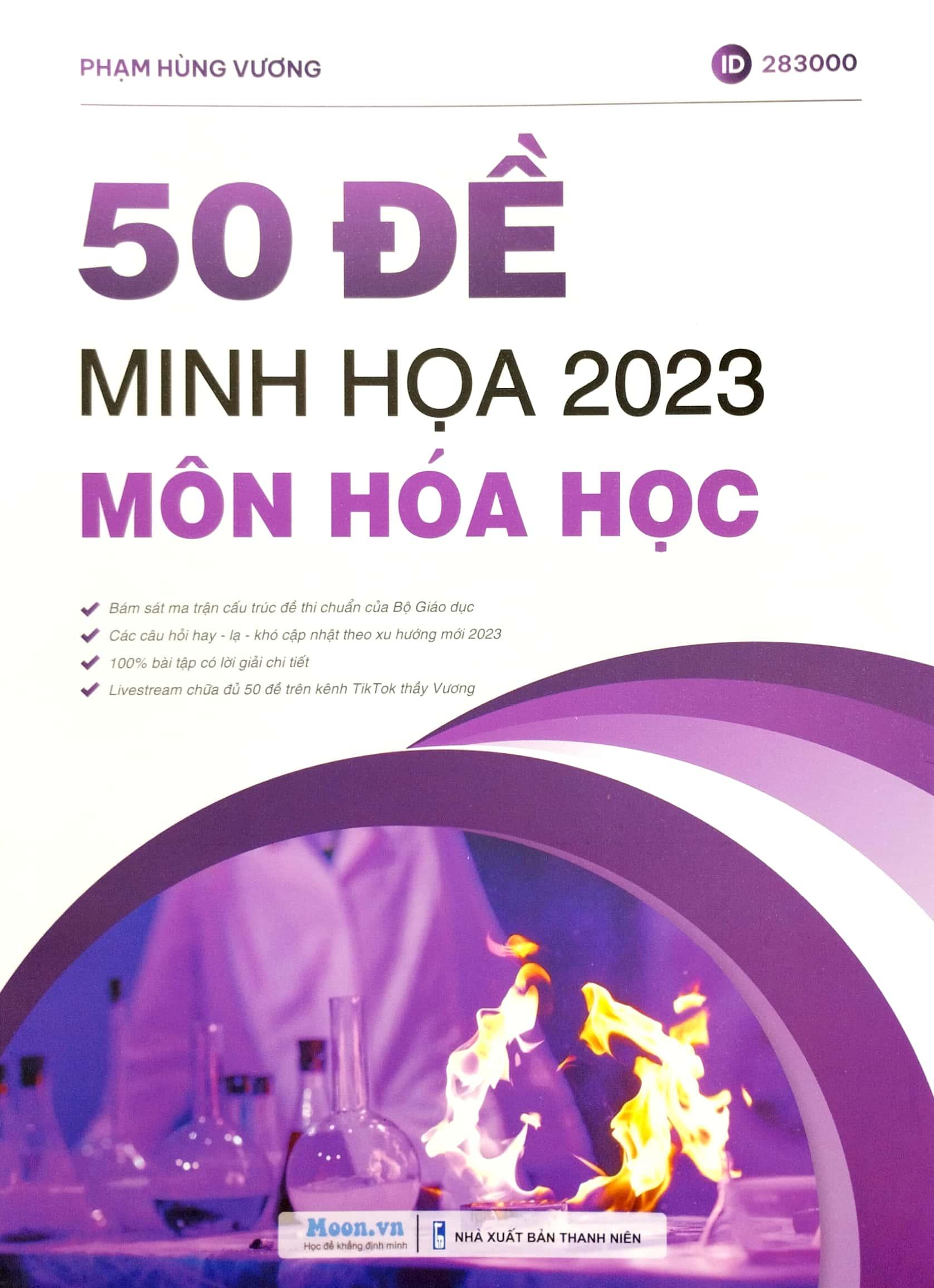 50 Đề Minh Họa 2023 Môn Hóa Học