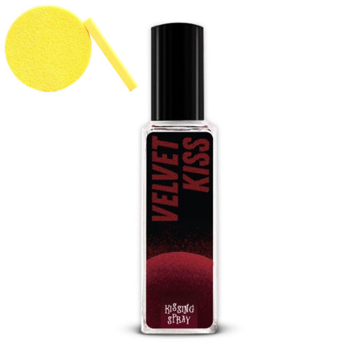 Kissing Spray Velvet Kiss vị Rasberry chai 20ml - LOLI &amp; THE WOLF, Tặng Kèm Mút Rửa Mặt