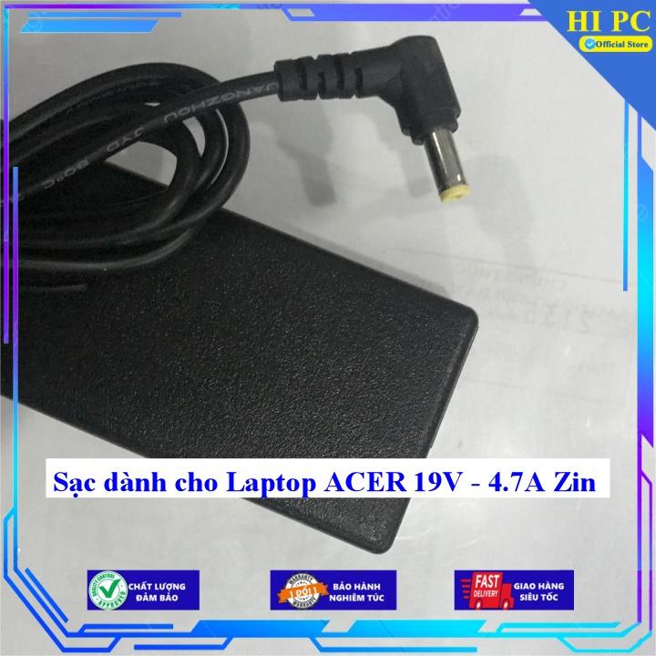 Sạc dành cho Laptop ACER 19V - 4.7A - Kèm Dây nguồn - Hàng Nhập Khẩu