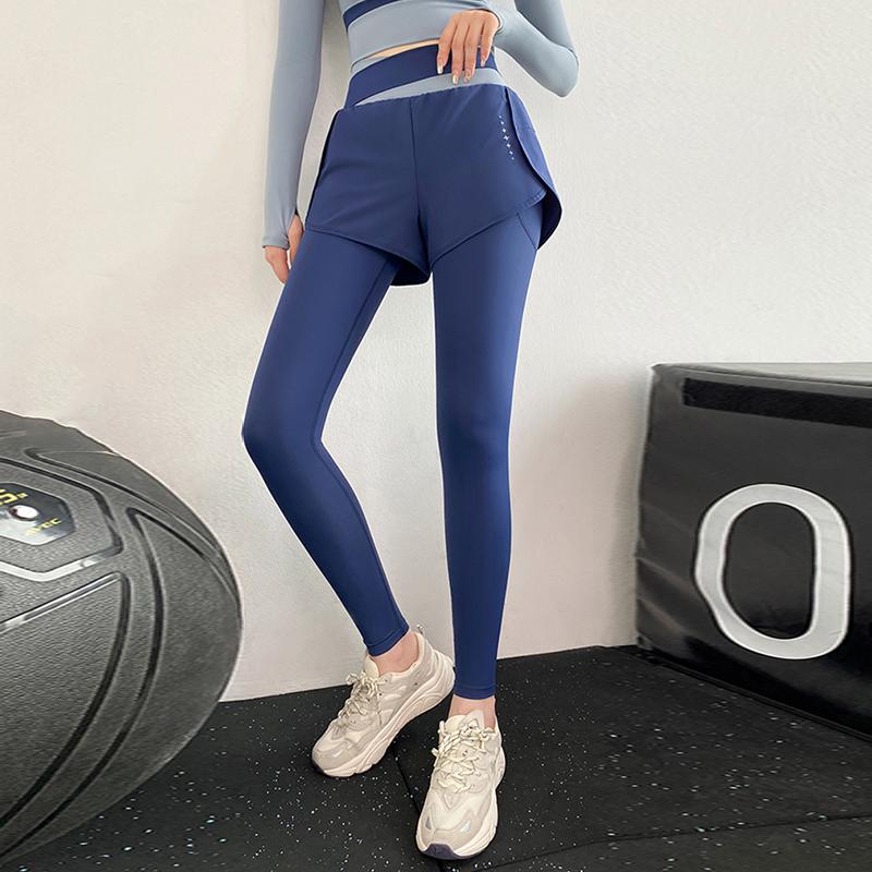 F.Dyraa Leggings Gym Women Women Color: Blue Size: L