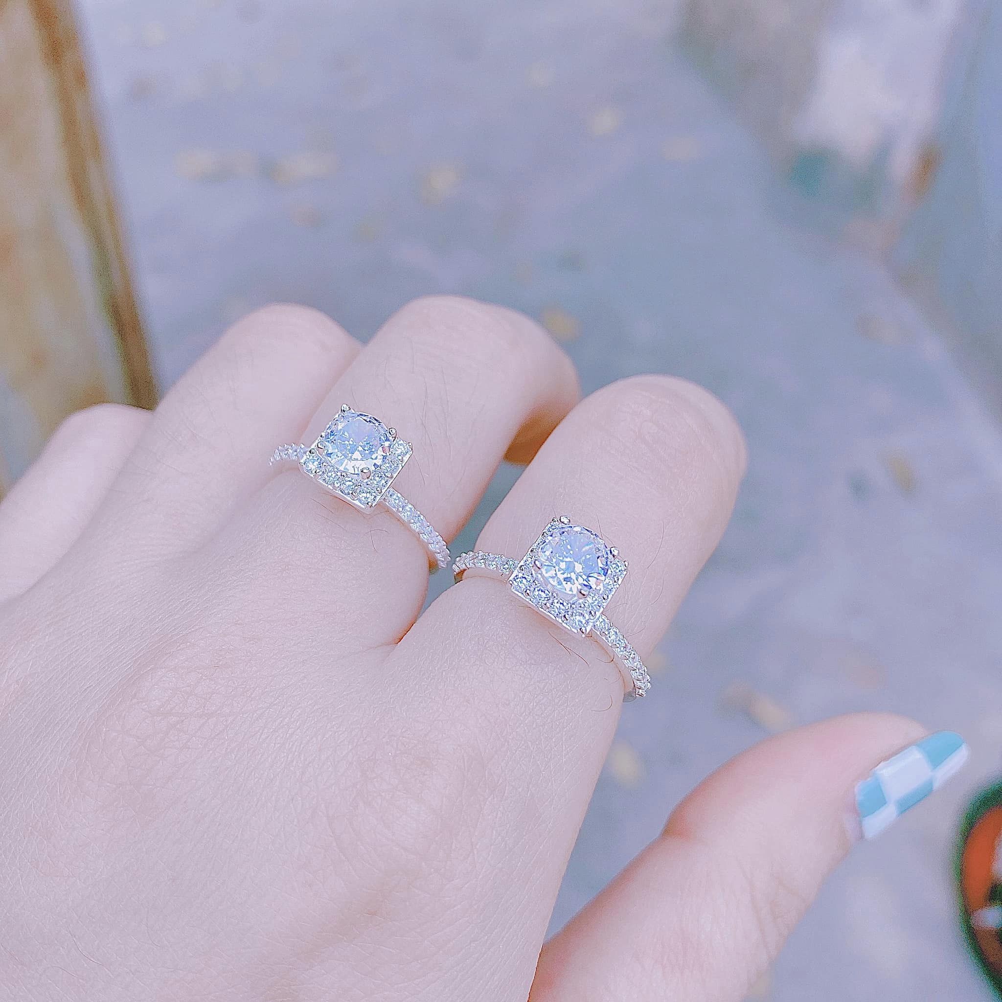 Nhẫn bạc nữ thời trang chất liệu bạc s925 MS068c