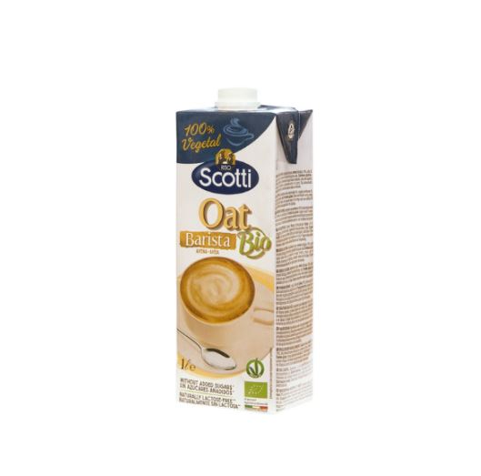Date 05/25  Sữa yên mạch BARISTA DÙNG  VỚI COFFEE thuần chay không thêm đường nhập khẩu ý RISO SCOTTI hộp 1 lít