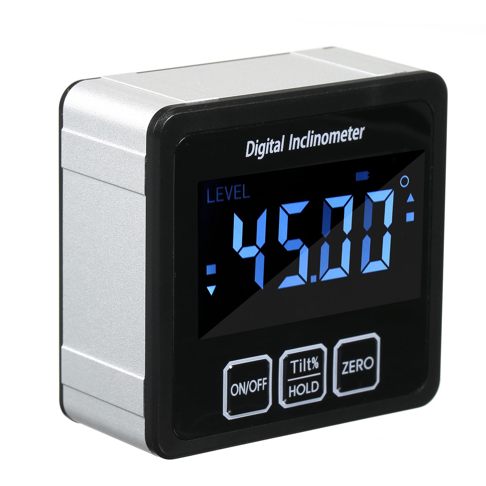 Digital Level Protractor Inclinometer Mag-netic Level Angle Meter Angle Finder Level Box Angle Measuring Tool for