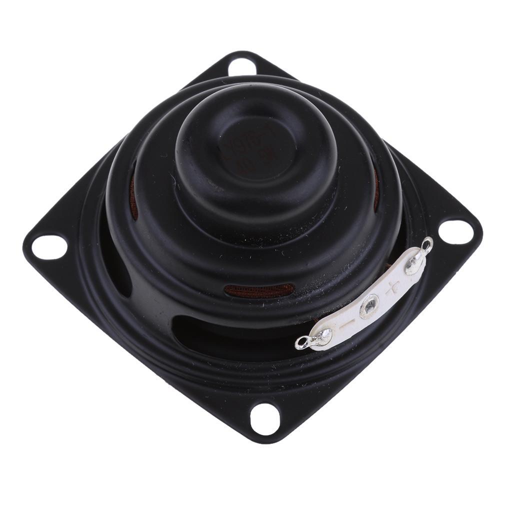 Professional 52mm 4Ohm 5W Full Range Audio Speaker Hi-Fi Stereo Sound Black