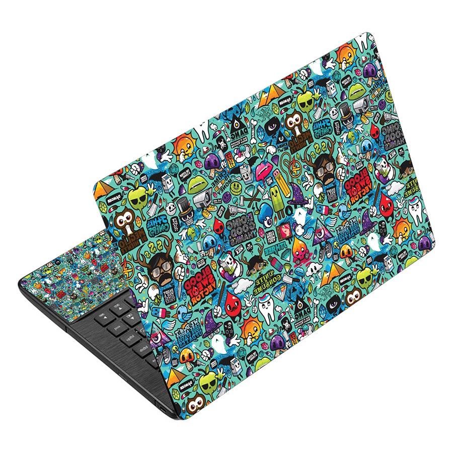 Miếng Dán Decal Dành Cho Laptop - Hoa Văn LTHV-240