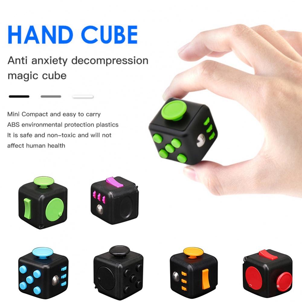 Đồ Chơi Fidget Cube 6 Mặt Giúp Giảm Căng Thẳng Học Tập Hiệu Quả