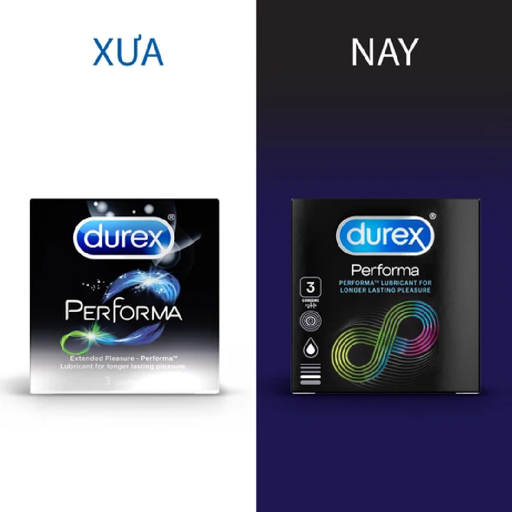 Bao cao su Durex Performa 3 bao