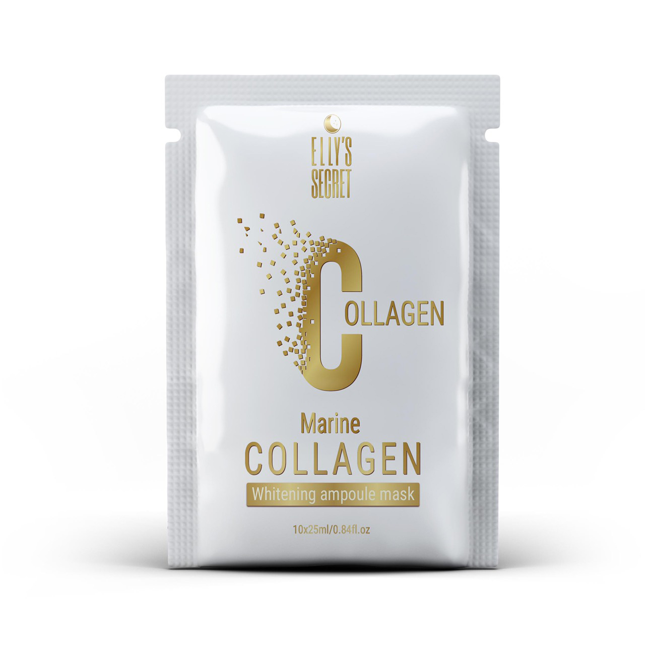 Mặt nạ dưỡng trắng da collagen Hàn Quốc Elly Secret Marine Collagen Brightening Ampoule Mask