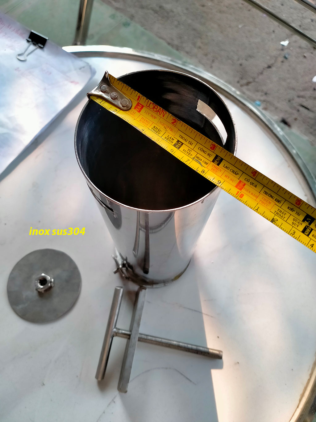 Khuôn làm giò chả, giò lụa, chả lụa bằng inox 304 cao cấp, hoàn ngay 200% nếu trong quá trình sử dụng bị gỉ sét