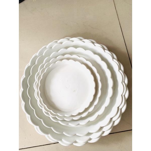 Dĩa nhựa đựng chậu trồng cây nhiều kích thước