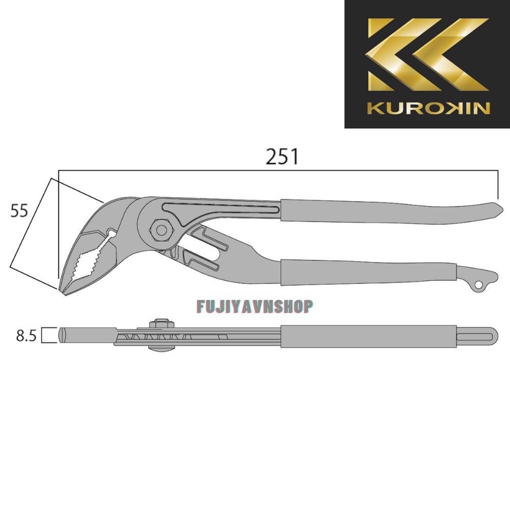 Kìm mỏ quạ KUROKIN - FUJIYA 130-250-BG