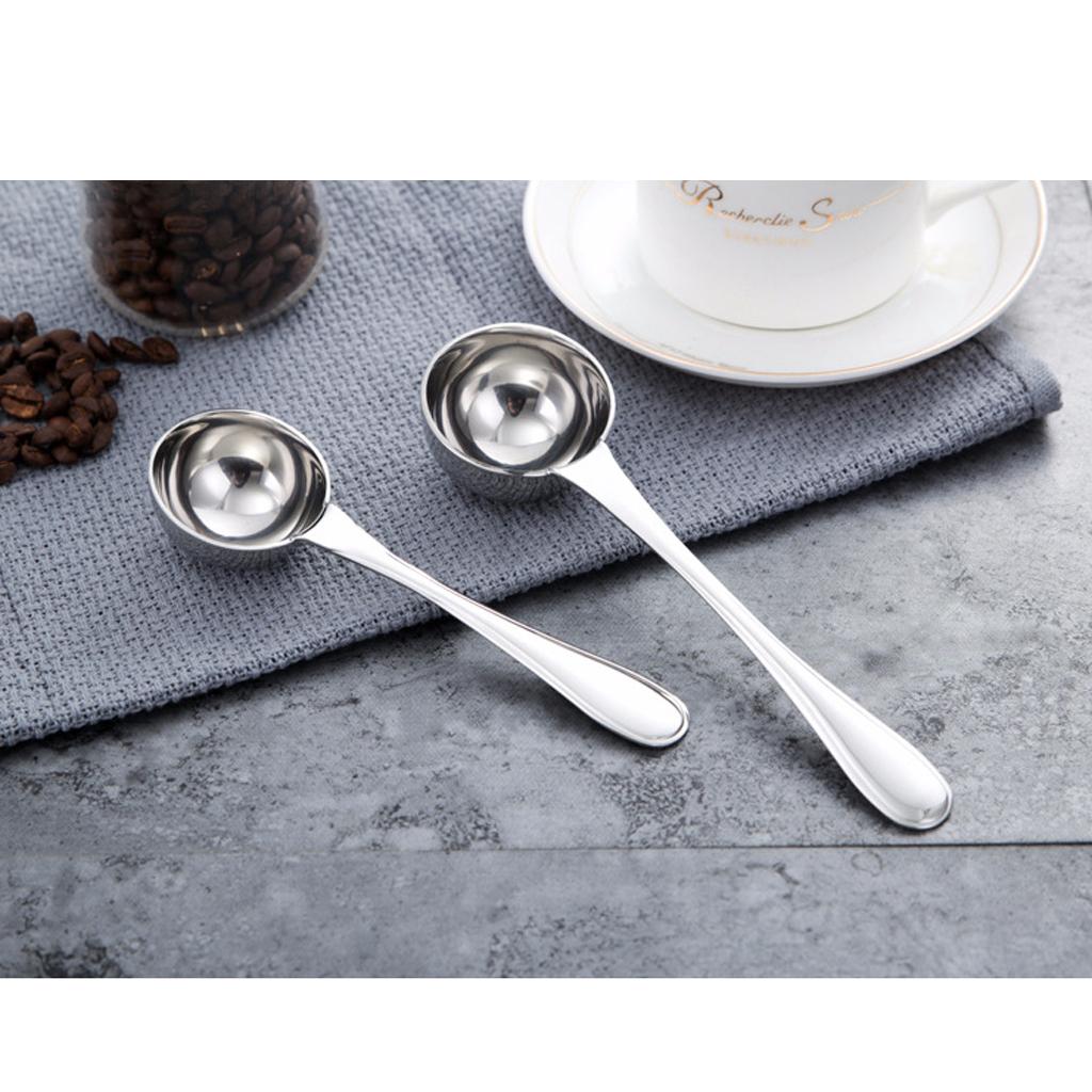 Tea Coffee Scoop Stainless Steel Measuring Spoons for Loose Leaf Tea, Coffee