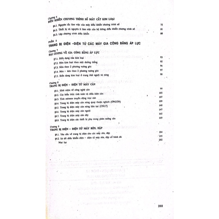 Trang Bị Điện - Diện Tử Máy Gia Công Kim Loại