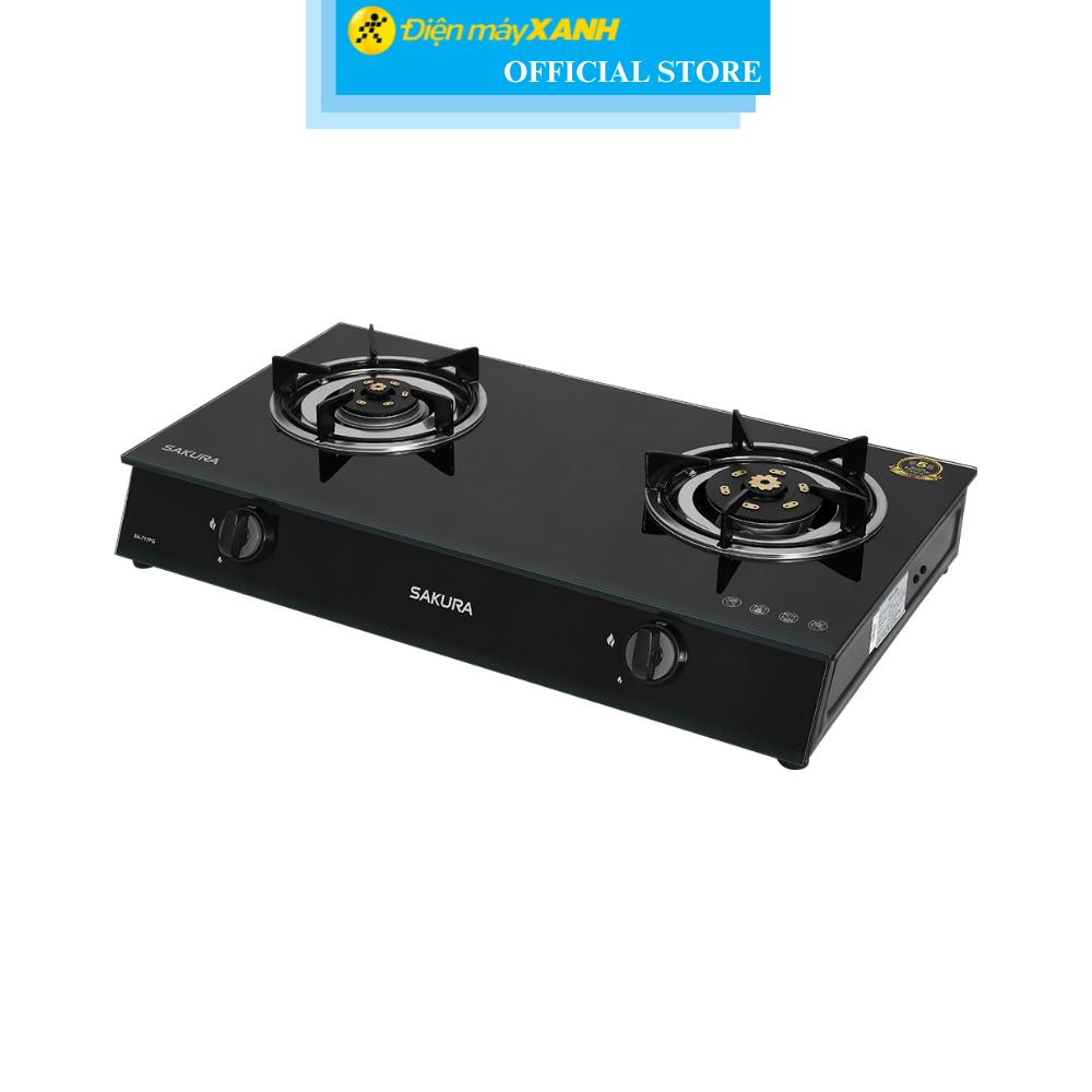 Bếp ga đôi Sakura SA-717PG - Hàng Chính Hãng
