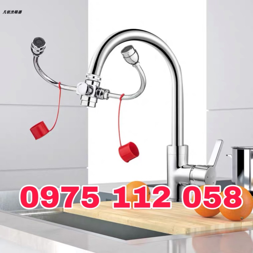 Vòi rửa mắt kết hợp rửa tay khẩn cấp