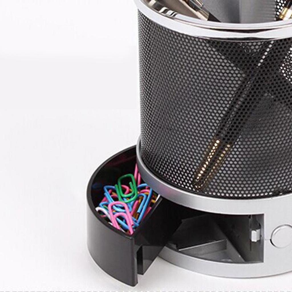 Pen Holder for Home  Office, Desk Supplies Organizer with Digital LCD Screen