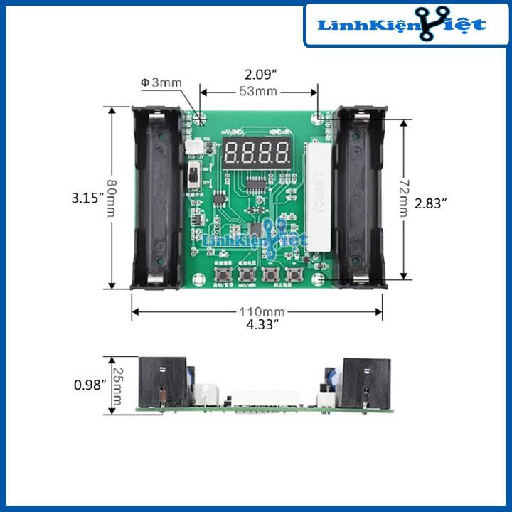 Module Kiểm Tra Dung Lượng Thực Pin 18650 XH-M240