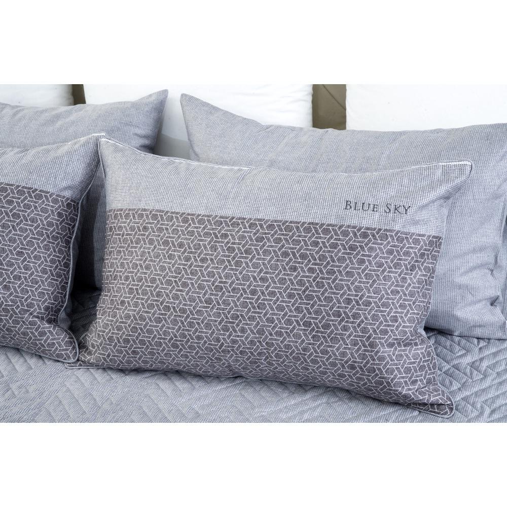 - 2 chiếc vỏ gối đầu Cotton cao cấp Hanvico Blue Sky