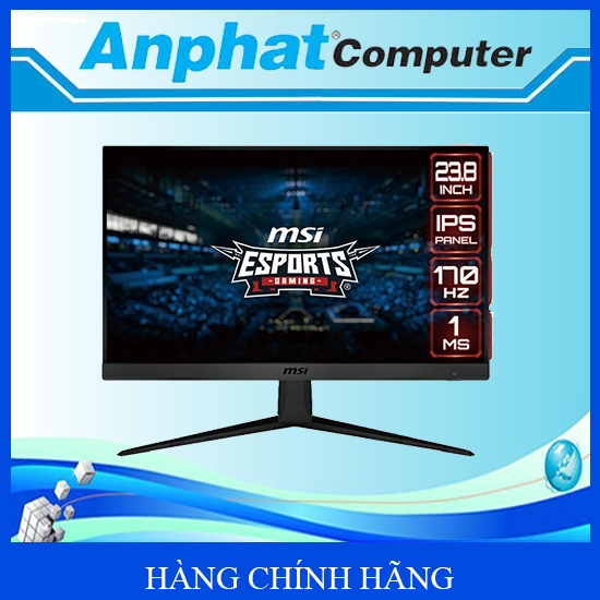 Màn Hình LCD Gaming MSI G2412F (24&quot;/ IPS/ Full HD/ 180Hz/ 1ms MPRT/ 107% SRGB) – Hàng Chính Hãng