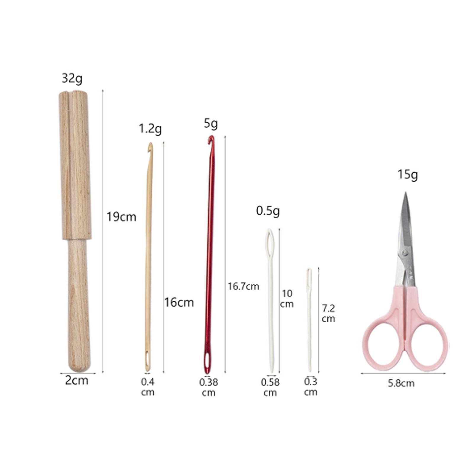 Latch Hook Rug Kit Decoration DIY Canvas Carpet Making Kit for Women