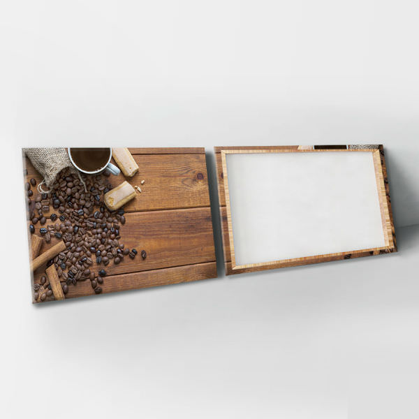 Bộ 3 Tranh Canvas Không Viền Treo Tường Quán Cà Phê "Hương Cà Phê" W108