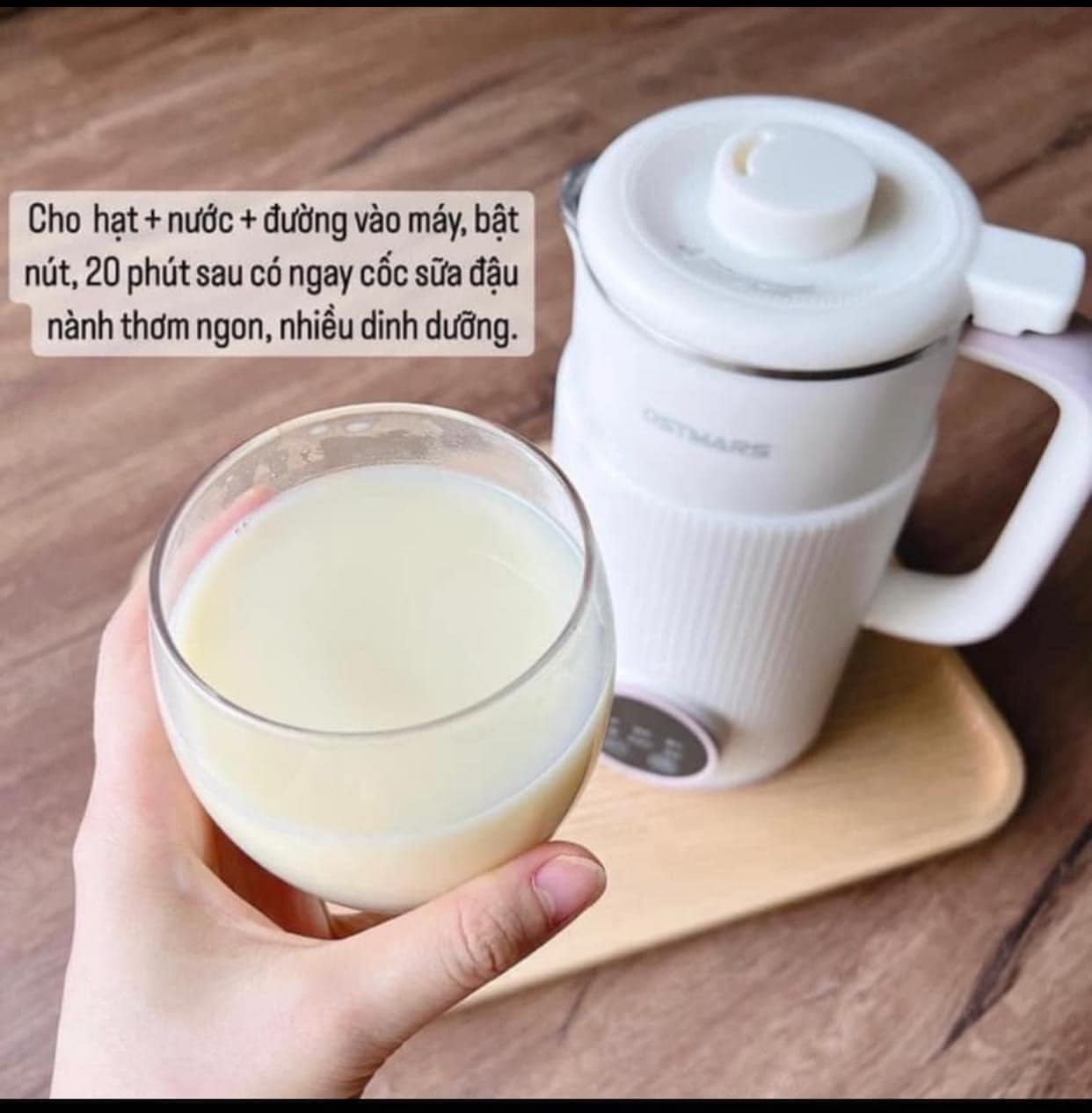 Máy Nấu Sữa Hạt, Máy Làm Sữa Hạt Mini Dành Cho Gia Đình, Đa Chức Năng, Nấu Cháo, Sinh Tố, Giao Màu Ngẫu Nhiên - Hàng Nhập Khẩu