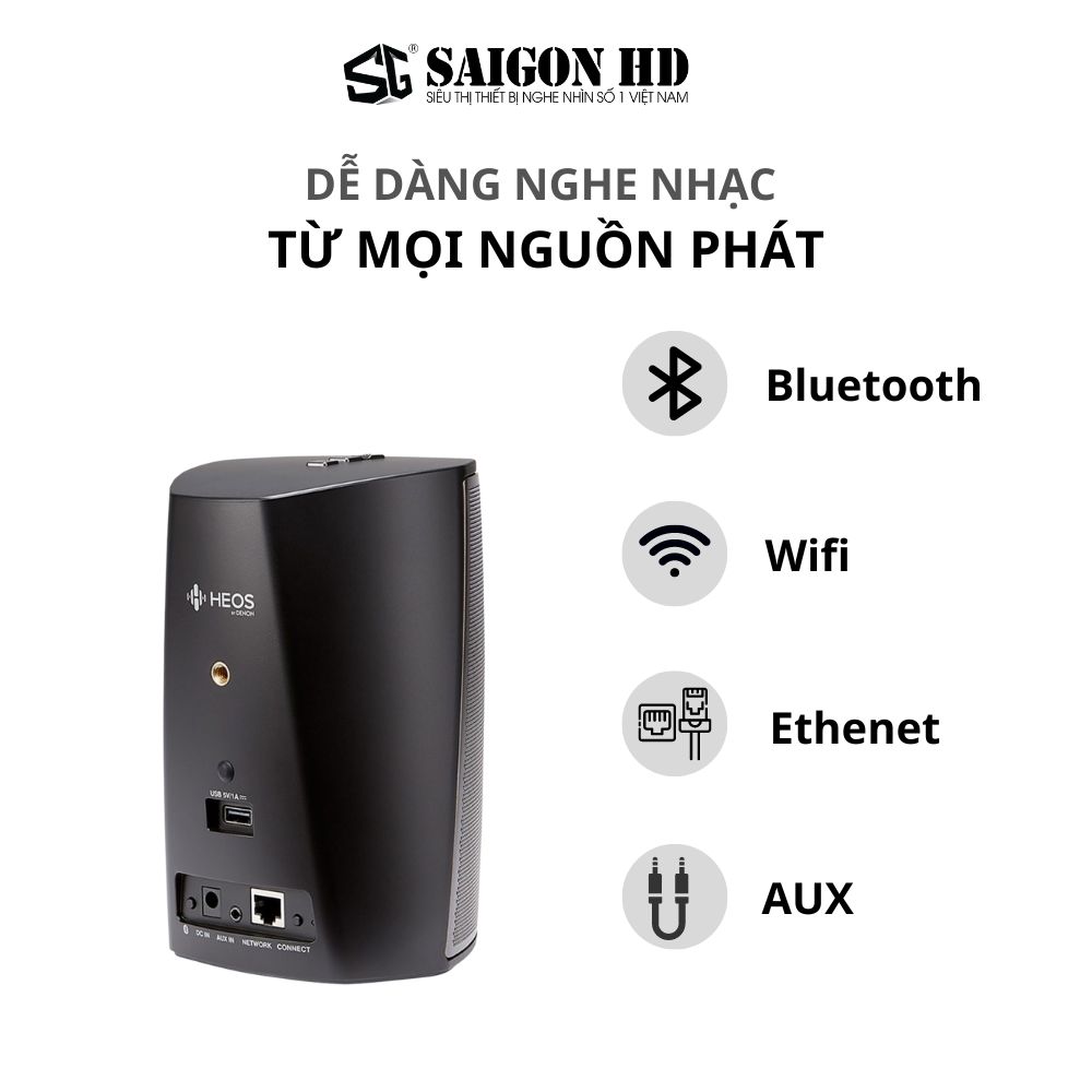 Loa Bluetooth Denon HEOS 1 HS2 - Hàng Chính Hãng