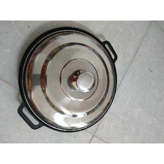 Khuôn Đổ Bánh Khọt 12 Lỗ Nắp Inox Vạn Lợi siêu chắc chắn chắn có chống dính