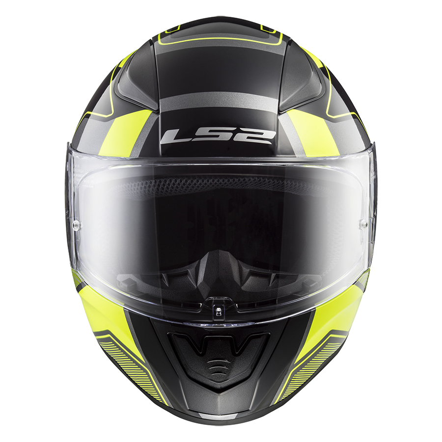 Mũ Bảo Hiểm FullFace LS2 FF353 Rapid Carrera Matt Black H-V Yellow